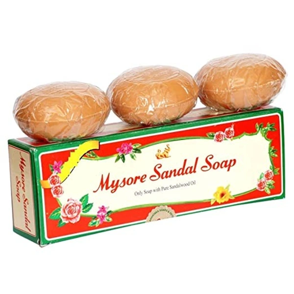 MYSORE SANDAL SOAP - 150G x 3PSC
