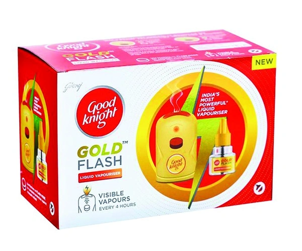 GOOD KNIGHT GOLD FLASH  - MACHINE + LIQUID, GOODNIGHT