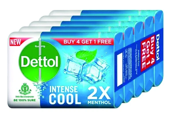 DETTOL INTENCE COOL - 125 GRM, 4+1