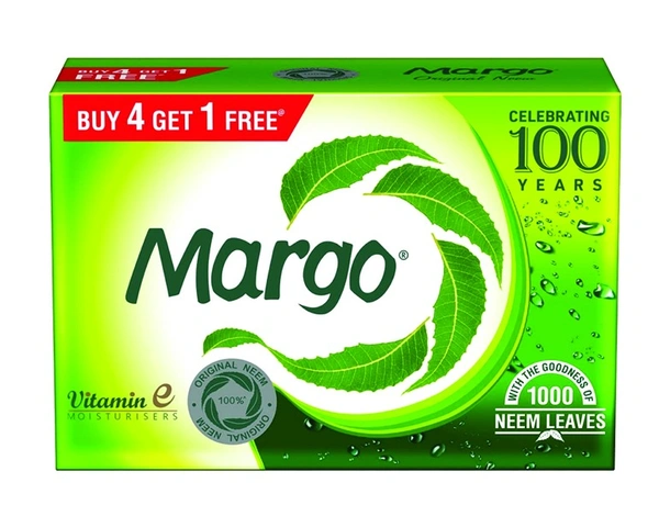 MARGO VITAMIN C SOAP - 100 GRM, 4+1