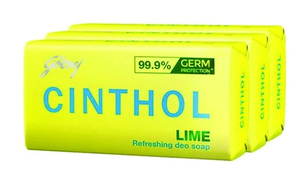 CINTHOL LIME SOAP - 75 GRM, 3+1