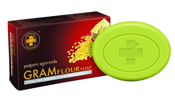 SADGURU GRAM FLOUR SOAP - 75 GRM