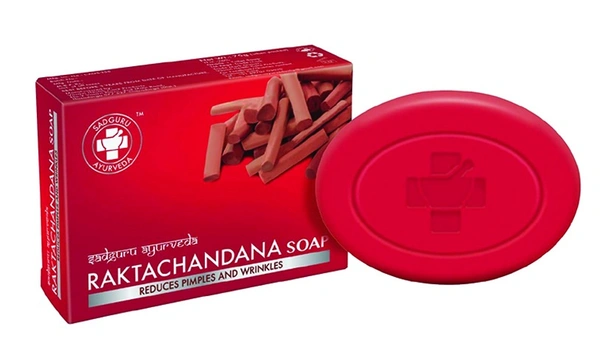 SADGURU RAKTACHANDAN SOAP - 75 GRM