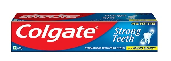 COLGATE STRONG TEETH PASTE - 100 GRM