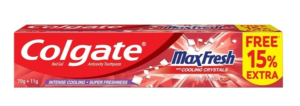COLGATE MAX FRESH RED GEL - 70+11 GRM