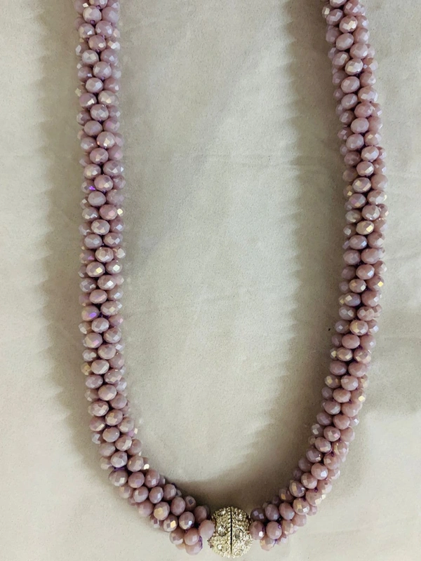Lavender lilacs Russian Twist Necklace - Standard, Lavender lilac