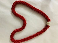 11:11 Red Necklace Crystal - Red, Standard