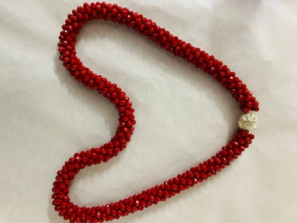 11:11 Red Necklace Crystal - Red, Standard