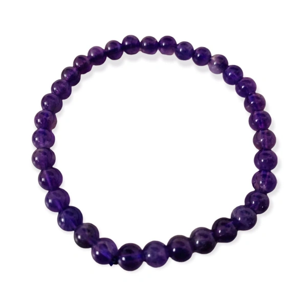 Amethyst  Bracelet 6mm - FS