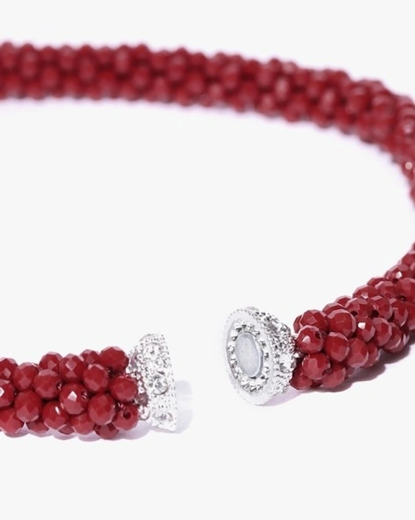 11:11 Red Twisty Necklace - FS, Red