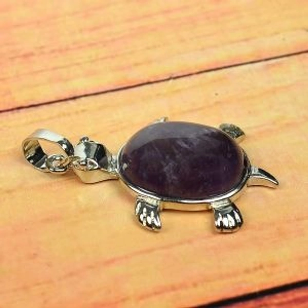 Amethyst Turtle Pendent