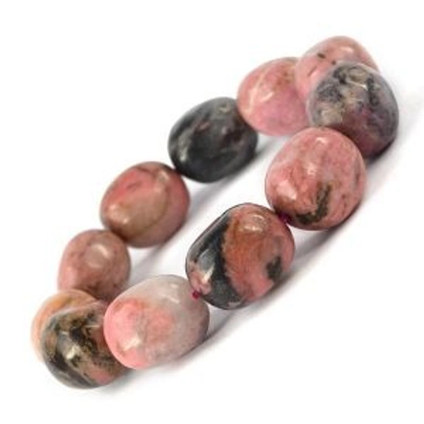 Rhodonite Tumbled Bracelet