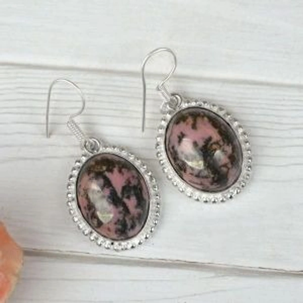 Rhodonite Earings