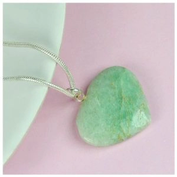Green Jade heart Pendent