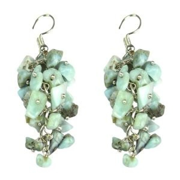 Light Green & Blue Danglers