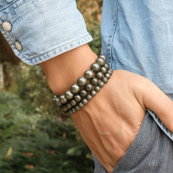 Pyrite Bracelets combo set of 3