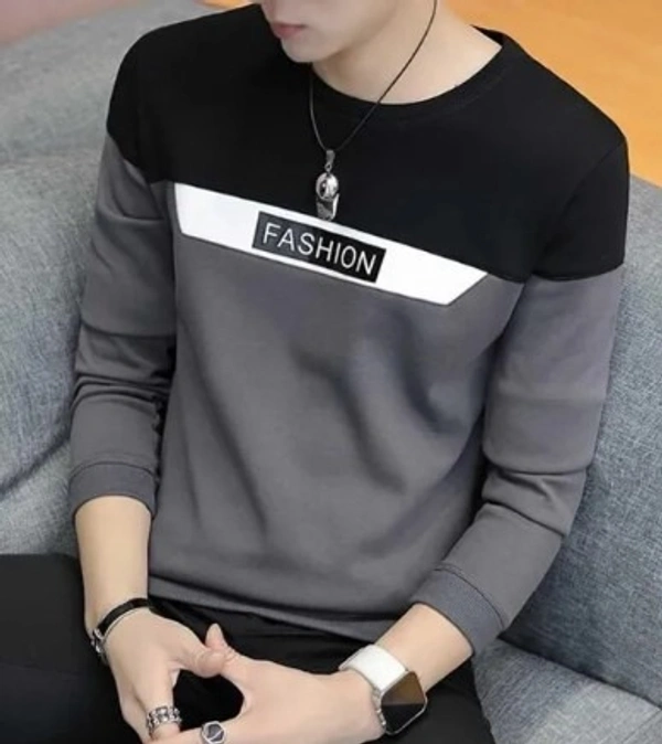 Bell Paper Men's T-shirts T-Shirt for Men full hands T-shirt Combo Men's Hooded T-Shirt Round Neck ColorBlock Partywear T-shirt Streetwear Tshirts - S