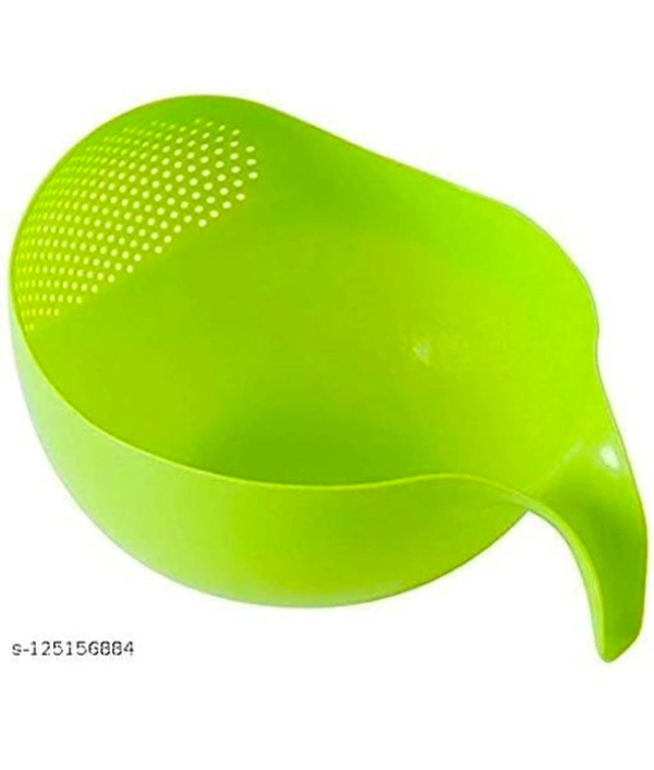 Plastic Handle Rise BOWL Pulses Fruits Vegetable Noodles Pasta Colander Washing Bowl Strainer & Drainer & Perfect Size for Storing and Straining Pack of 2(GREEN + PINK)Name: Plastic Handle Rise BOWL Pulses Fruits Vegetable Noodles Pasta Colander Washing Bowl Strainer & Drainer & Perfect Size for Storing and Straining Pack of 2(GREEN + PINK)Material: PlasticNet Quantity (N): Pack of