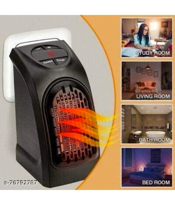 Advance Small Electric Handy Room Heater Compact Plug-in Socket Outlet Space Saver Air Warmer Blower Adjustable Timer Digital Display [400Watts]Name: Advance Small Electric Handy Room Heater Compact Plug-in Socket Outlet Space Saver Air Warmer Blower Adjustable Timer Digital Display [400Watts]Material: PlasticAuto Revolving Heater: YesProduct Breadth: 13 CmProduct Height: 6 CmProdu