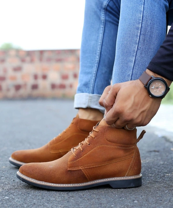* IMPORTED LEATHER BOOTS TPR SOLE * ❤️❤️TOP IMPORTED QUALITYQUALITY IMPORTEDSIZE 40-41-42-43-44 (6-10)* PRICE 999/- FREE SHIPPING *SAME DAY DISPATCH ✅HAPPY SHOPPING  | NO LESS - Black, 10