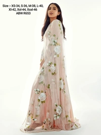 *READY TO DISPATCH* 🤩 🛍️ *READY TO DISPATCH*_White Roses on A Dull Rose Flaired Kurta_ 🕊️Code :- ABW R653 Size :- XS-34, S-36, M-38, L-40, Xl-42, Xxl-44, Xxxl-46 Fabric :-  Heavy MaslinDupatta;- Chiffon🌸 *Price:- 1499-Free Ship*            *(Full Set)* 📌 Less on bulk Qty🛍 Happy Shopping 🛍#fashion #ootd #iluvabw #instafashion #newcollection*READY TO DISPATCH* 🤩 🛍️ *READY TO - L