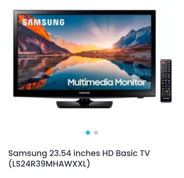 Samsung LED TV  - Black, 24 Inches