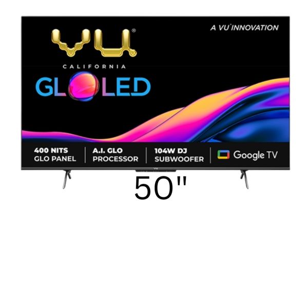 VU TV  VU 50" GloLED SMART Google TV - 50" Inches