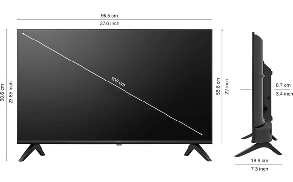 VU TV  Vu 43 inches Full HD Smart LED TV 43GA 