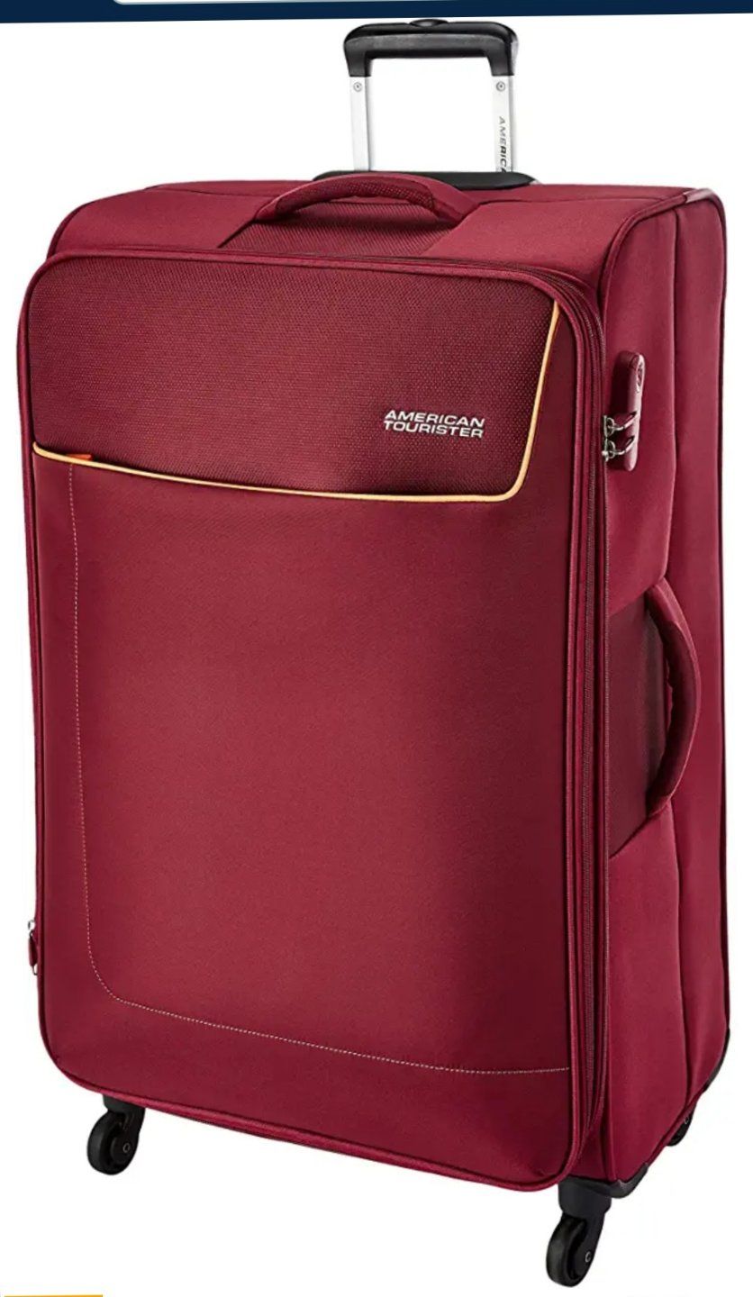 American Tourister 80CM Wine RED Soft Suitcase