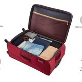 American Tourister  80CM Wine RED Soft Suitcase