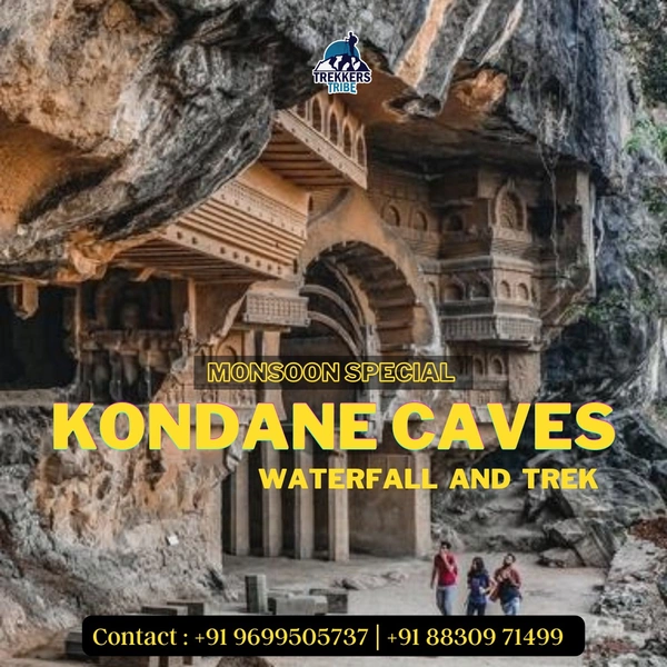 Monsoon Trek To Kondhane Caves & Waterfall🚩 - 12th July 2025
