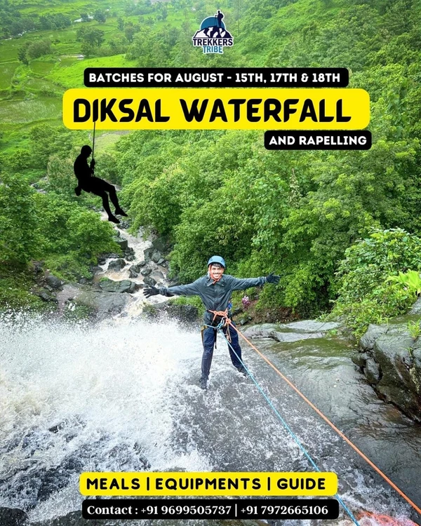 Trek to Diksal Waterfall - 15th August