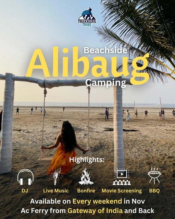 Special Beachside Alibaug Camping with Transport  - 11th - 12th jan