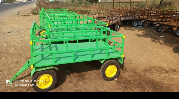 4 Wheeler Trolley Baliraja Ghayghion - Green