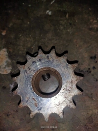 14 /12 Teeth Small Gear Free Leth Bor Work - Silver