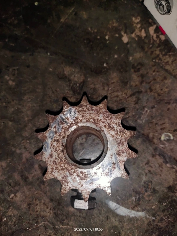 14 /12 Teeth Small Gear Free Leth Bor Work - Silver