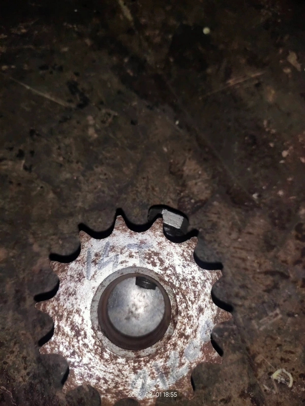 14 /12 Teeth Small Gear Free Leth Bor Work - Silver