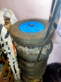 14 In Tyre Plane Greek Use For Htp Sprayer Trolly - Black