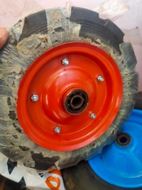 14 In Mimi Tyre Tractor Nakshi With Disk - Black, 14 In Tyre 2nag With Tubler