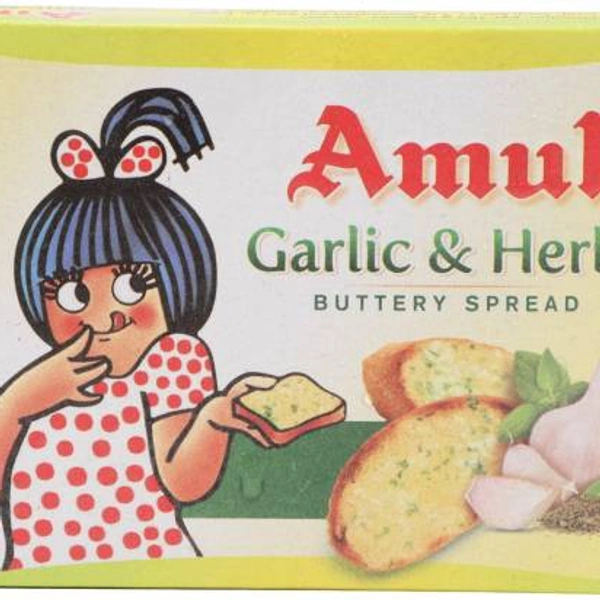 Amul Garlic And Herb Butter - 100 Gms