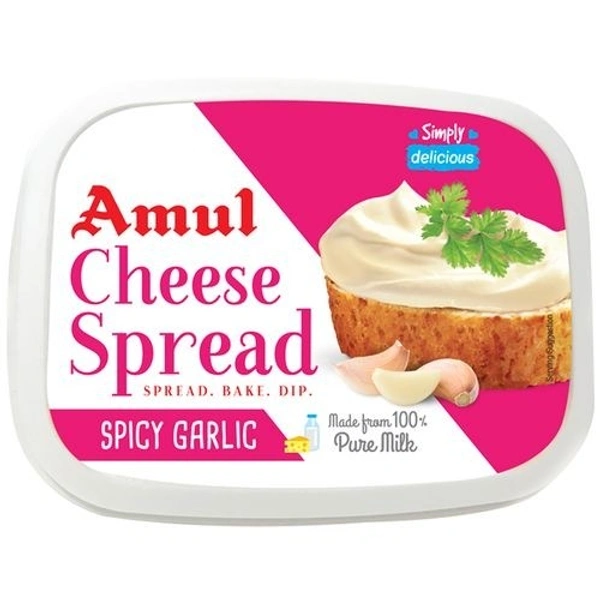 Amul Cheese Garlic Spread - 200 Gm