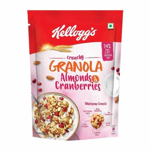 Kellogg's Crunchy Almonds & Crunchberries Cereal - 460 Gms
