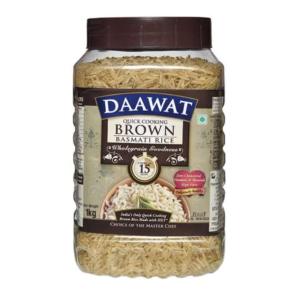 Dawaat Brown Basmati Rice - 1 Kg