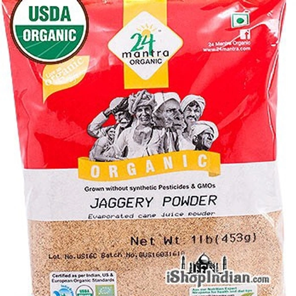 24 Mantra Oragenic Jaggery Powder - 500 Gm