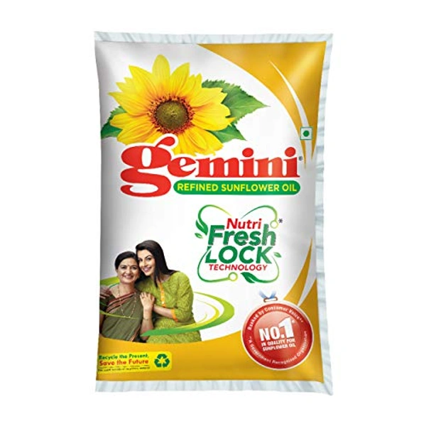 Gemini Refined Soyabean Oil - 1 Ltr