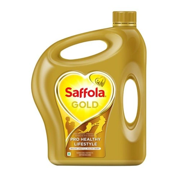 Saffola Gold Healthy Lifestyle & Heart Eligible Oil - 2 Ltr