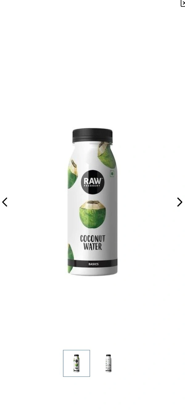 Raw Pressary Natural Coconut Water - 200 Ml