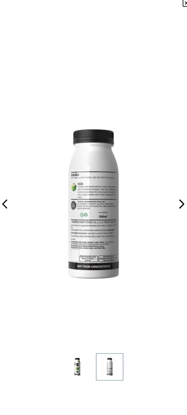 Raw Pressary Natural Coconut Water - 200 Ml