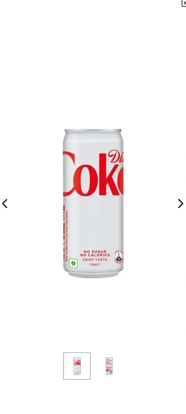 Coco Cola Diat Coke with Light Taste No Sugere - 300 Ml