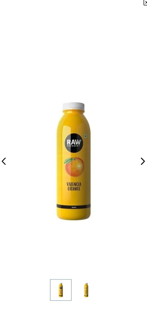 Raw Pressary Valencia Orange Juice - 250 Ml